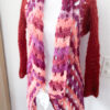 Cardigan wrap fucsia lurex - immagine 2