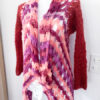 Cardigan wrap fucsia lurex - immagine 3