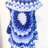 Gilet mandala boho hippie blu