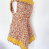 Cardigan stile impero giallo mix - immagine 2