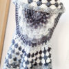 Gilet mandala boho hippie bianco nero grigio - immagine 4