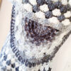 Gilet mandala boho hippie bianco nero grigio - immagine 3