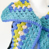 Cardigan stile impero nero blu - immagine 6