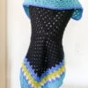 Cardigan stile impero nero blu - immagine 4