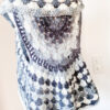 Gilet mandala boho hippie bianco nero grigio - immagine 6