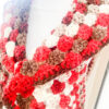 Gilet mandala boho hippie rosso marrone bianco - immagine 7