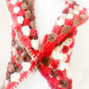Gilet mandala boho hippie rosso marrone bianco - immagine 8