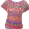 Maglione topdown viola mix - immagine 4