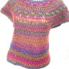 Maglione topdown viola mix