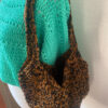Borsa geometrica marrone mix - immagine 3
