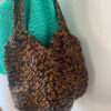 Borsa geometrica marrone mix - immagine 2