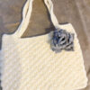 Borsa rettangolare panna crema