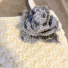 Borsa rettangolare panna crema - immagine 2
