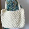 Borsa rettangolare panna crema - immagine 3