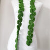 Scarflette sciarpina verde lurex