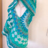 Gilet mandala boho hippie verde blu - immagine 5