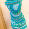 Gilet mandala boho hippie verde blu