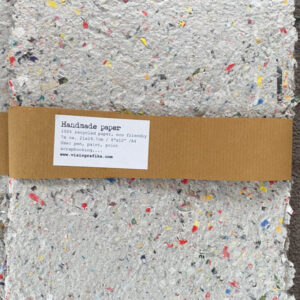 21x29.7cm 7x carta ecologica riciclata grigia con inserti colorati