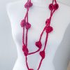 Collana Delice rosso scuro