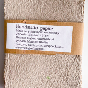 13x18cm 7x carta ecologica riciclata marrone pacco