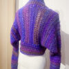 Bolero colorato viola