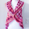 Gilet mandala boho hippie fucsia