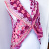 Gilet mandala boho hippie fucsia