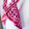Gilet mandala boho hippie fucsia