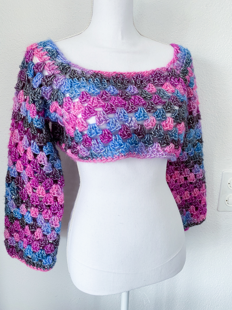 Crochet mini top fashion