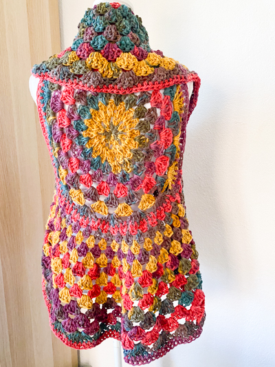 gilet mandala boho hippie