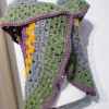Gilet mandala boho hippie giallo verde viola