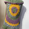 Gilet mandala boho hippie giallo verde viola