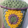Gilet mandala boho hippie giallo verde viola