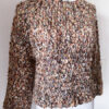 Maglione topdown marrone bianco lurex - immagine 7