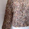 Maglione topdown marrone bianco lurex - immagine 5