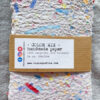 10x15cm 5x carta ecologica riciclata confetti grigio mix