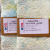10x15cm 5x carta tessuto azzurro verde - immagine 3
