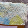 10x15cm 5x carta tessuto azzurro verde - immagine 2