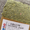 10x15cm 5x carta tessuto verde kiwi - immagine 2