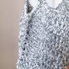 Borsa geometrica bianco grigio - immagine 3