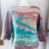Maglione oversize colori mix - immagine 3