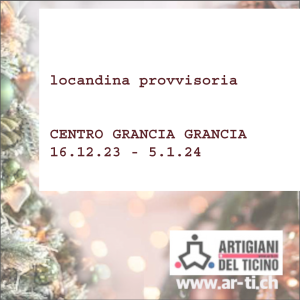 AR-TI Centro Grancia Grancia fino al 5 gennaio 2024