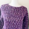 Maglione oversize viola mix - immagine 3
