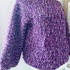 Maglione oversize viola mix - immagine 6