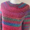 Maglione topdown rosso pura lana vergine - immagine 2