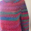 Maglione topdown rosso pura lana vergine - immagine 3