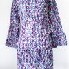 Vestito topdown blu rosso bianco mix
