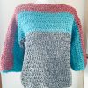 Maglione oversize melange mix