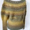 Maglione topdown verde oliva