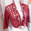 Bolero rosso bordeaux - immagine 2